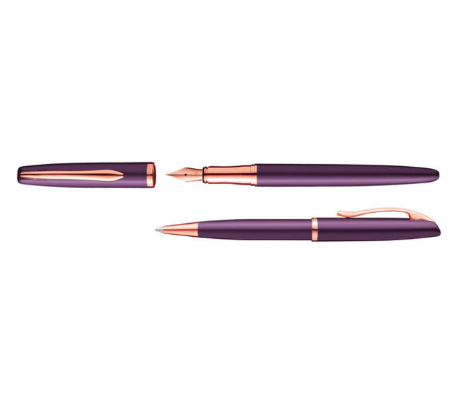 Schrijfset Pelikan Jazz Noble Elegance K36+P36 medium viola