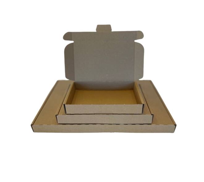 Brievenbusbox IEZZY A4 360x255x26mm karton bruin