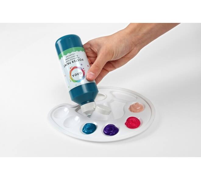 Plakkaatverf Qrea set à 6 fun kleuren 250ml