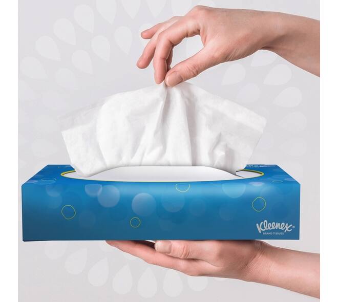 Facial tissues Kleenex 2-laags 100 vel wit 8827