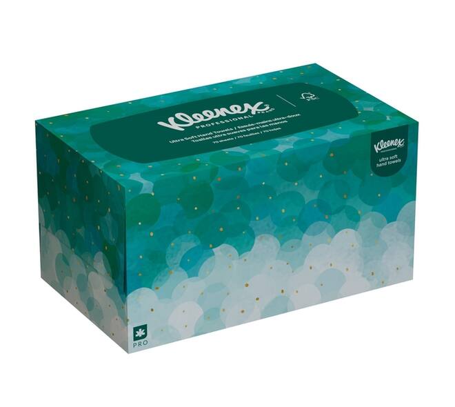 Handdoek Kleenex Ultra Pop-up Box 1-laags 226x254mm 70 vel wit 6088