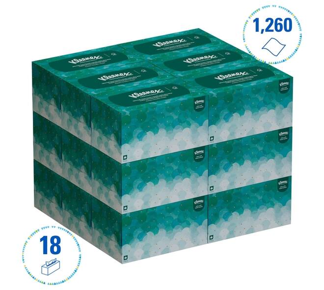 Handdoek Kleenex Ultra Pop-up Box 1-laags 226x254mm 70 vel wit 6088