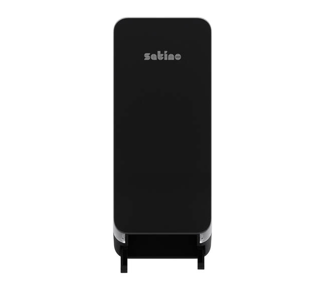Toiletpapierdispenser Satino JT3 Hyginity systeemrol duo zwart 333423