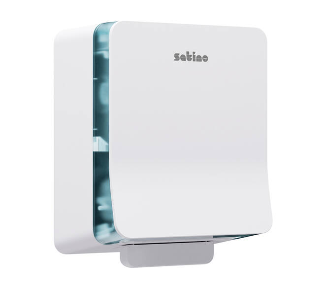 Handdoekroldispenser Satino SYS1 Hyginity wit 333418
