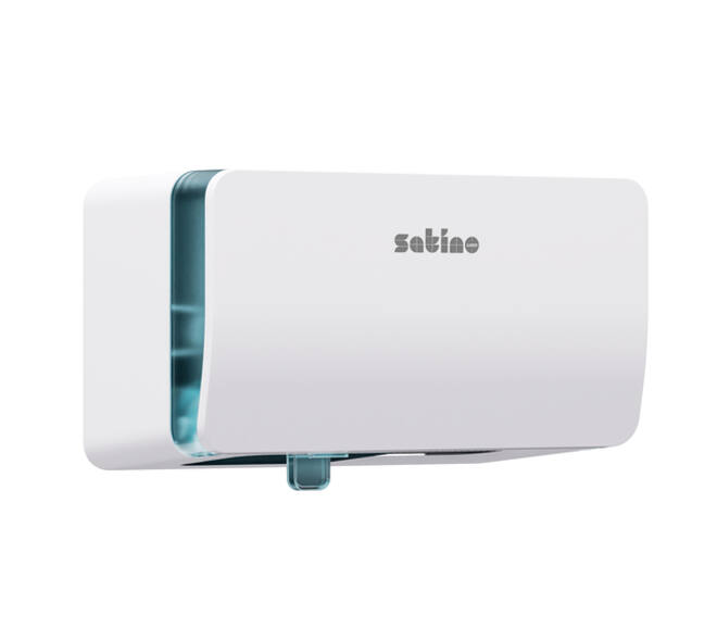 Toiletpapierdispenser Satino MT1 Hyginity duo wit 333426