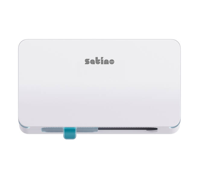 Toiletpapierdispenser Satino MT1 Hyginity duo wit 333426