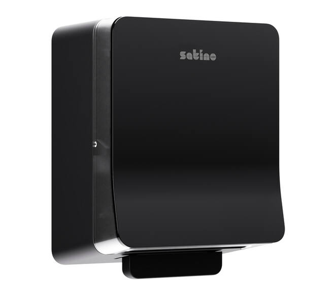 Handdoekroldispenser Satino SYS1 Hyginity zwart 333419
