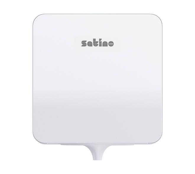 Poetspapierdispenser Satino CF1 Hyginity Plus medium wit 333416