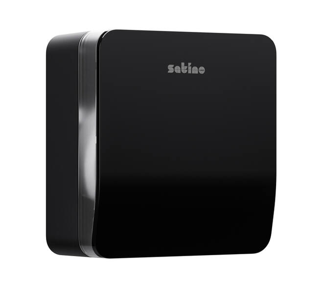 Toiletpapierdispenser Satino JT1 Hyginity jumbo S zwart 333405