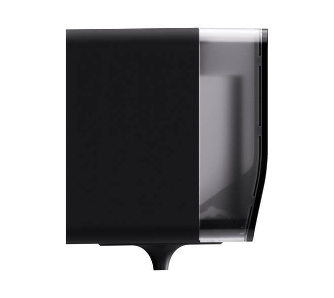 Poetspapierdispenser Satino CF1 Hyginity Plus medium zwart 333417