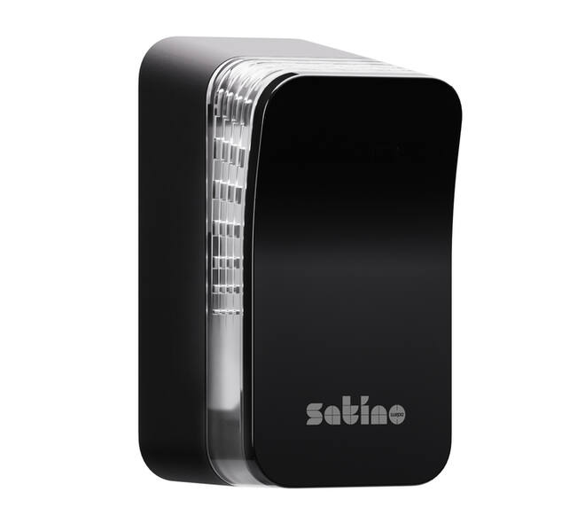 Luchtverfrisserdispenser Satino AR1 Hyginity Eco zwart 333441