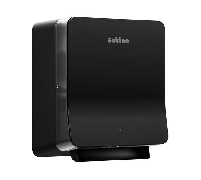 Handdoekroldispenser Satino SYS1 Hyginity sensor zwart 333421
