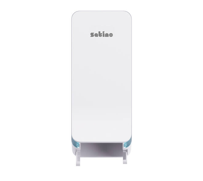 Toiletpapierdispenser Satino JT3 Hyginity systeemrol duo wit 333422
