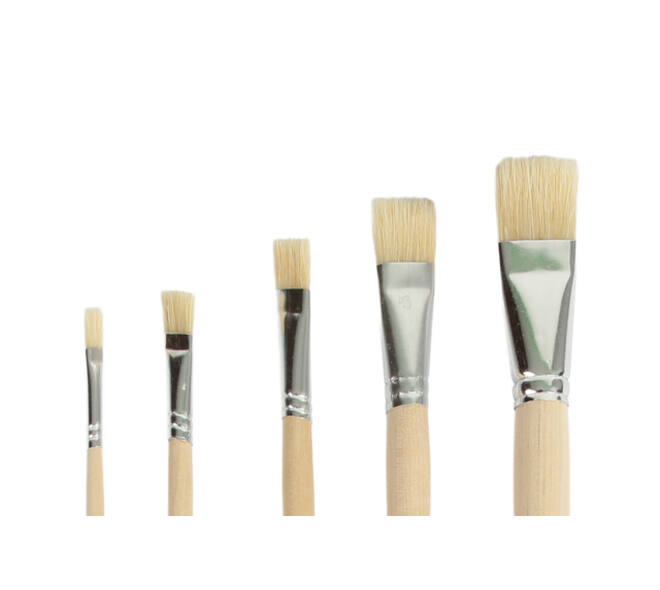 Kwast Qrea varkenshaar set à 5 breedtes