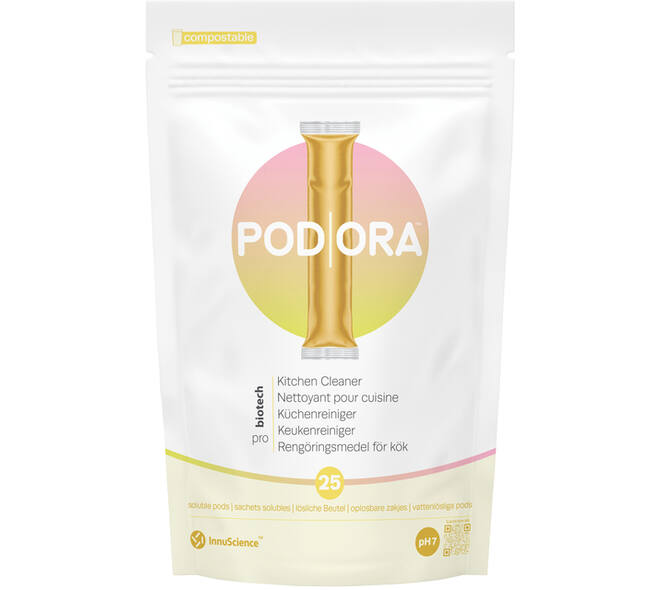 Keukenreiniger InnuScience PodOra pods 25 stuks