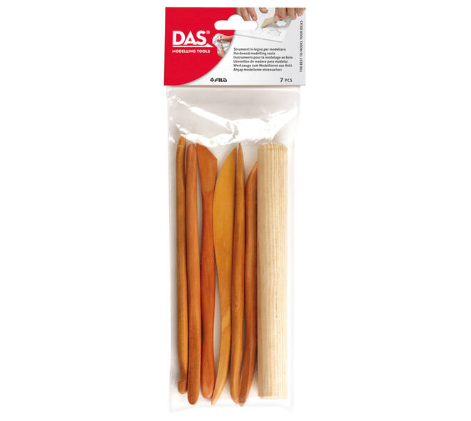 Kleigereedschap DAS 7-delig hout