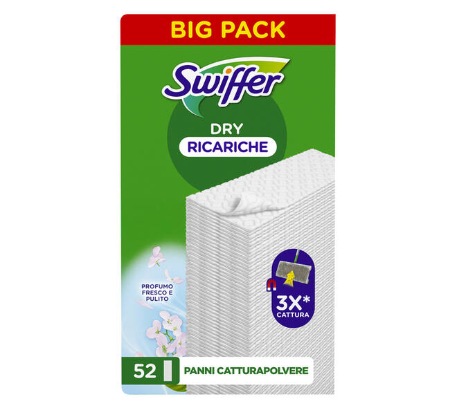 Vloerwisdoekjes Swiffer navulling droge doekjes 52 stuks