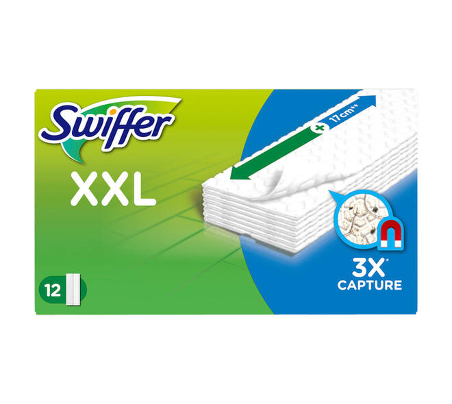 Vloerwisdoekjes Swiffer navulling XXL droge doekjes 12 stuks