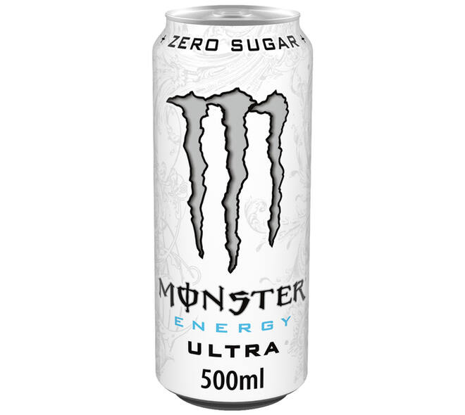 Energiedrank Monster ultra suikervrij blik 500ml