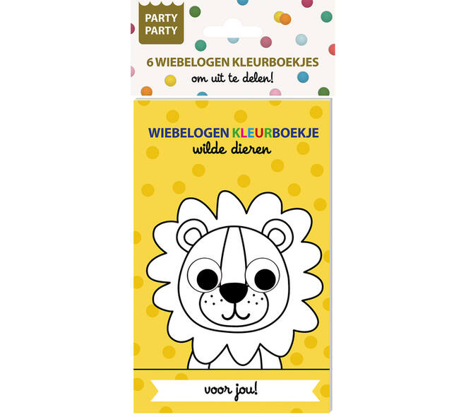 Party Party 6 Wiebelogen KB Wilde dieren Interstat