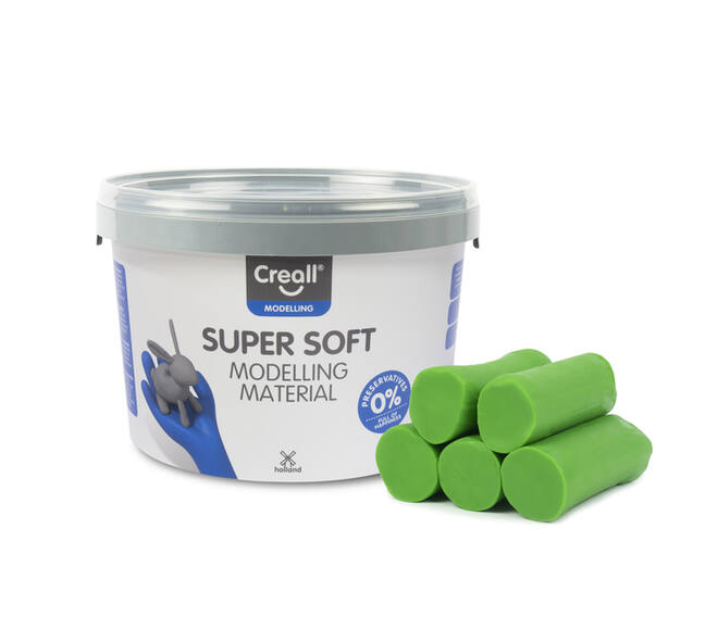 Klei Creall supersoft groen 1750gram