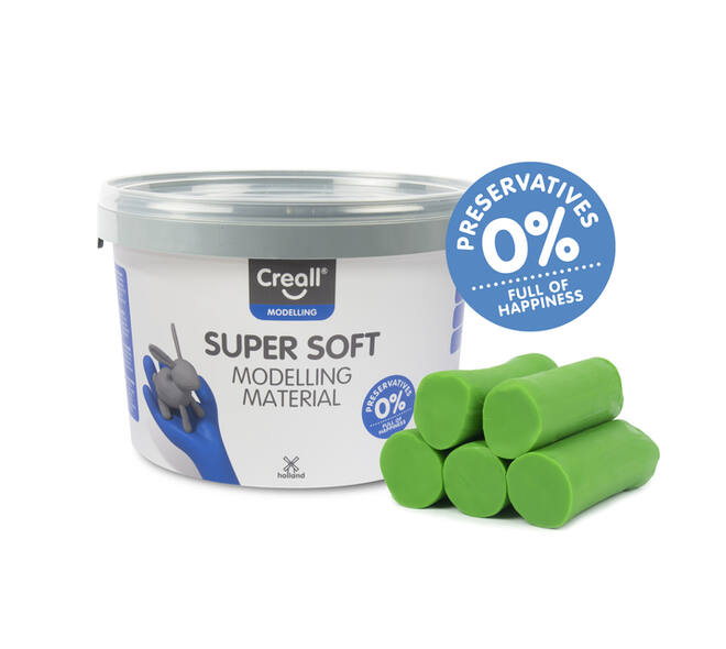 Klei Creall supersoft groen 1750gram