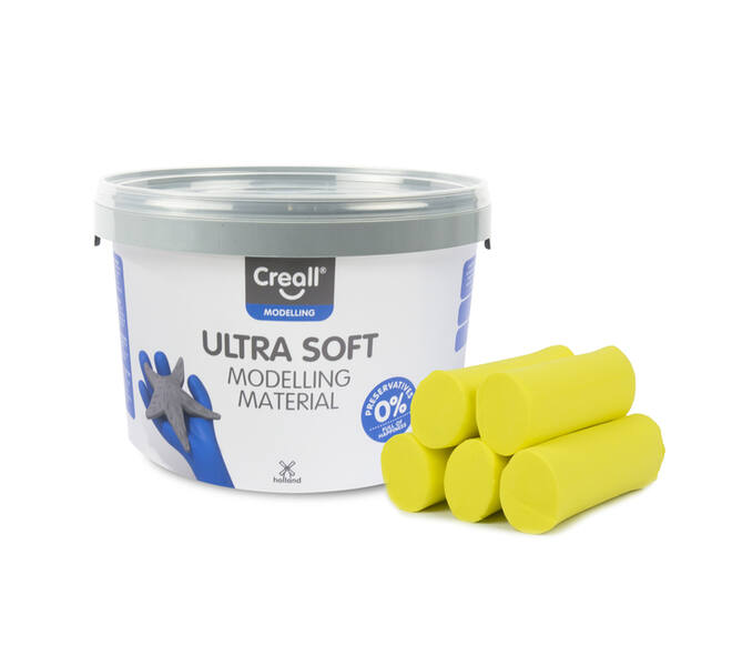 Klei Creall Play-it Ultra Soft helder geel 1100 gram