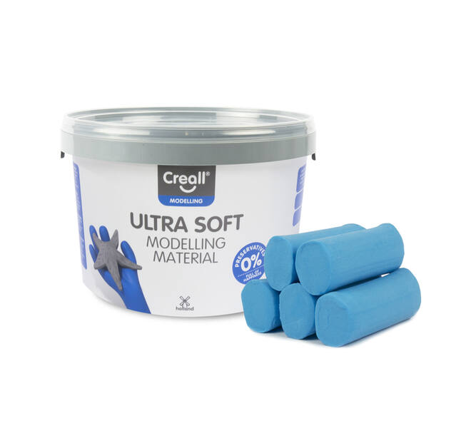 Klei Creall Play-it Ultra Soft helder blauw 1100 gram