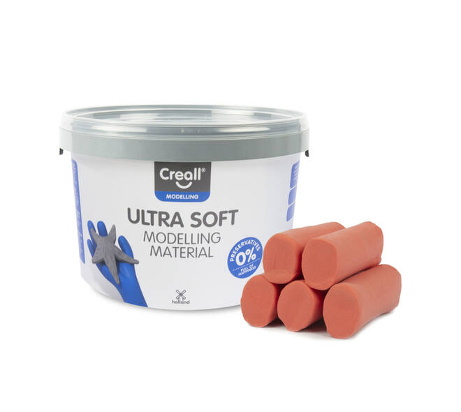 Klei Creall Play-it Ultra Soft helder rood 1100 gram