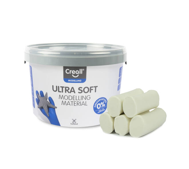 Klei Creall Play-it Ultra Soft helder wit 1100 gram
