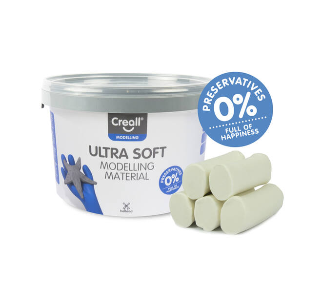 Klei Creall Play-it Ultra Soft helder wit 1100 gram