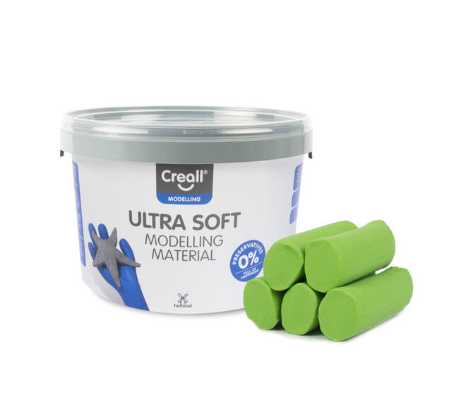 Klei Creall Play-it Ultra Soft helder groen 1100 gram