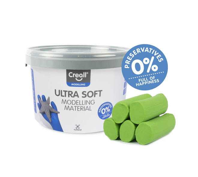 Klei Creall Play-it Ultra Soft helder groen 1100 gram