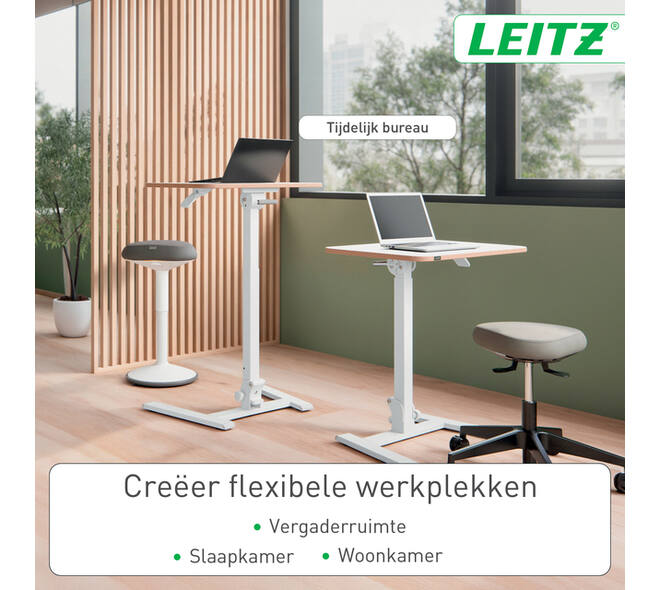 Zit-sta bureau Leitz Ergo compact inklapbaar
