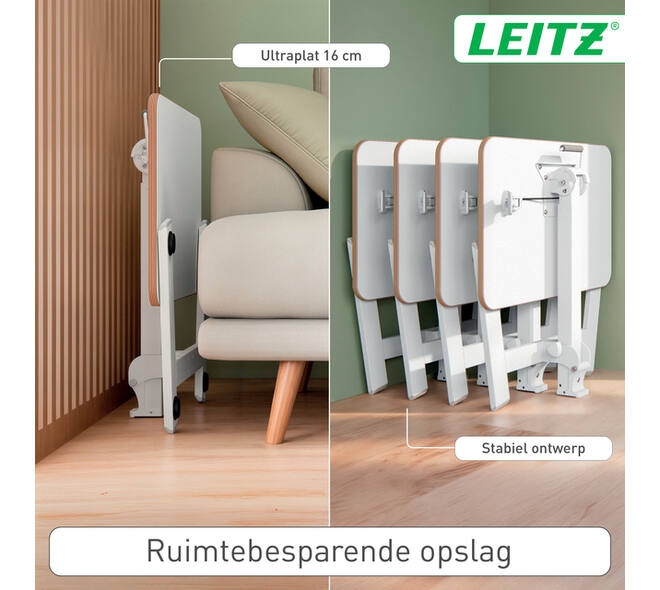 Zit-sta bureau Leitz Ergo compact inklapbaar