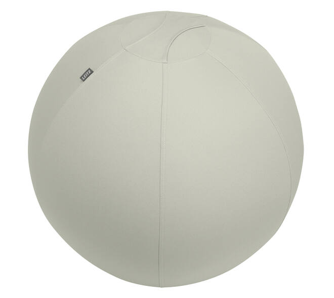 Actieve zitbal Leitz Ergo 75cm anti-rol lichtgrijs