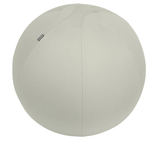 Actieve zitbal Leitz Ergo 65cm anti-rol lichtgrijs