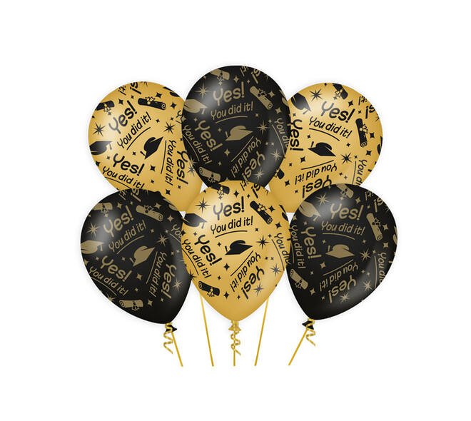 Classy party balloons You did it