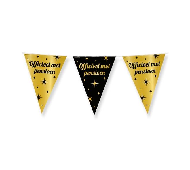 Classy Party flags foil Pensioen