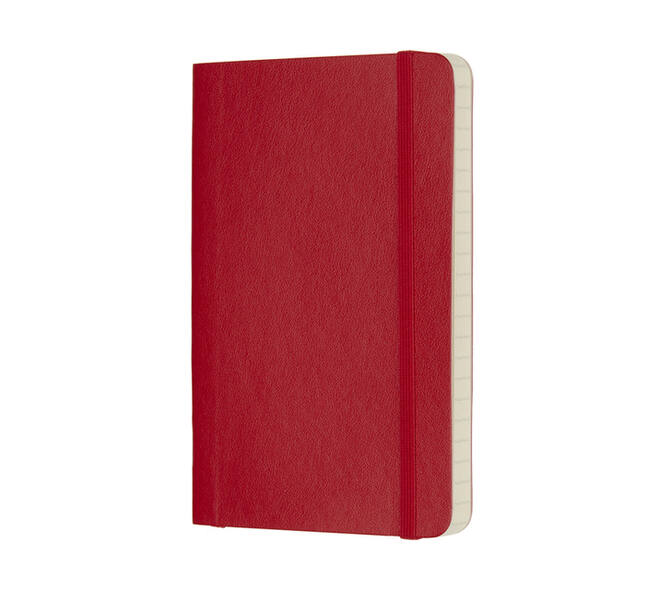 notitieboek A6 Moleskine SC rood