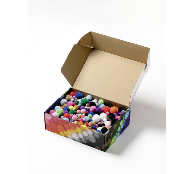Pompons Folia 200 gram assorti