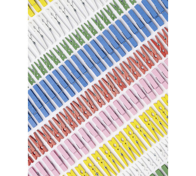 Wasknijpers Folia jumbo 500gram assorti