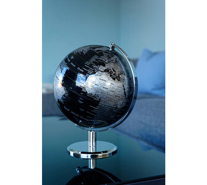 Globe Troika 20cm zwart-zilver