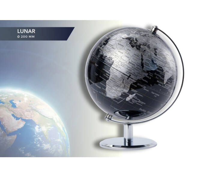 Globe Troika 20cm zwart-zilver