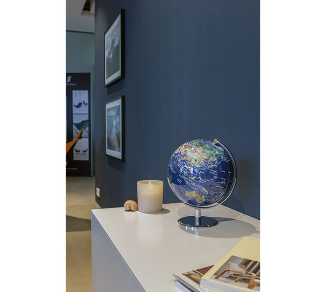 Globe Troika 20cm blauw-groen