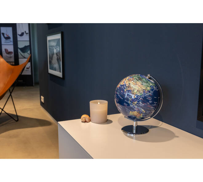 Globe Troika 20cm blauw-groen