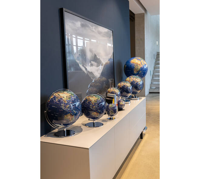Globe Troika 20cm blauw-groen