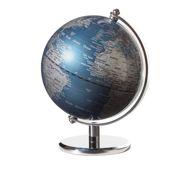 Globe Troika 13cm blauw-groen