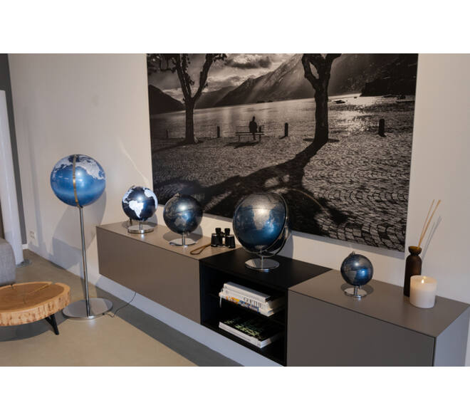 Globe Troika 13cm blauw-groen