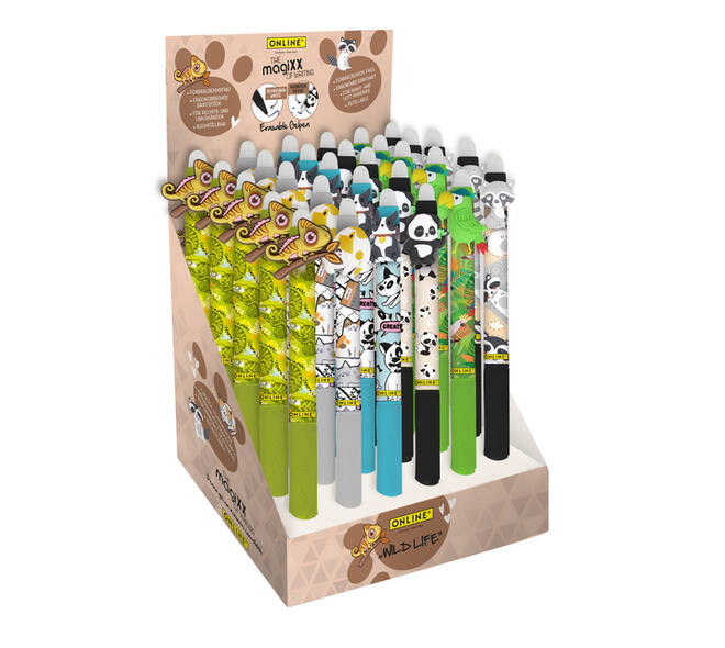 Gelschrijver Online Magixx Fun Wild Life 0.7mm assorti